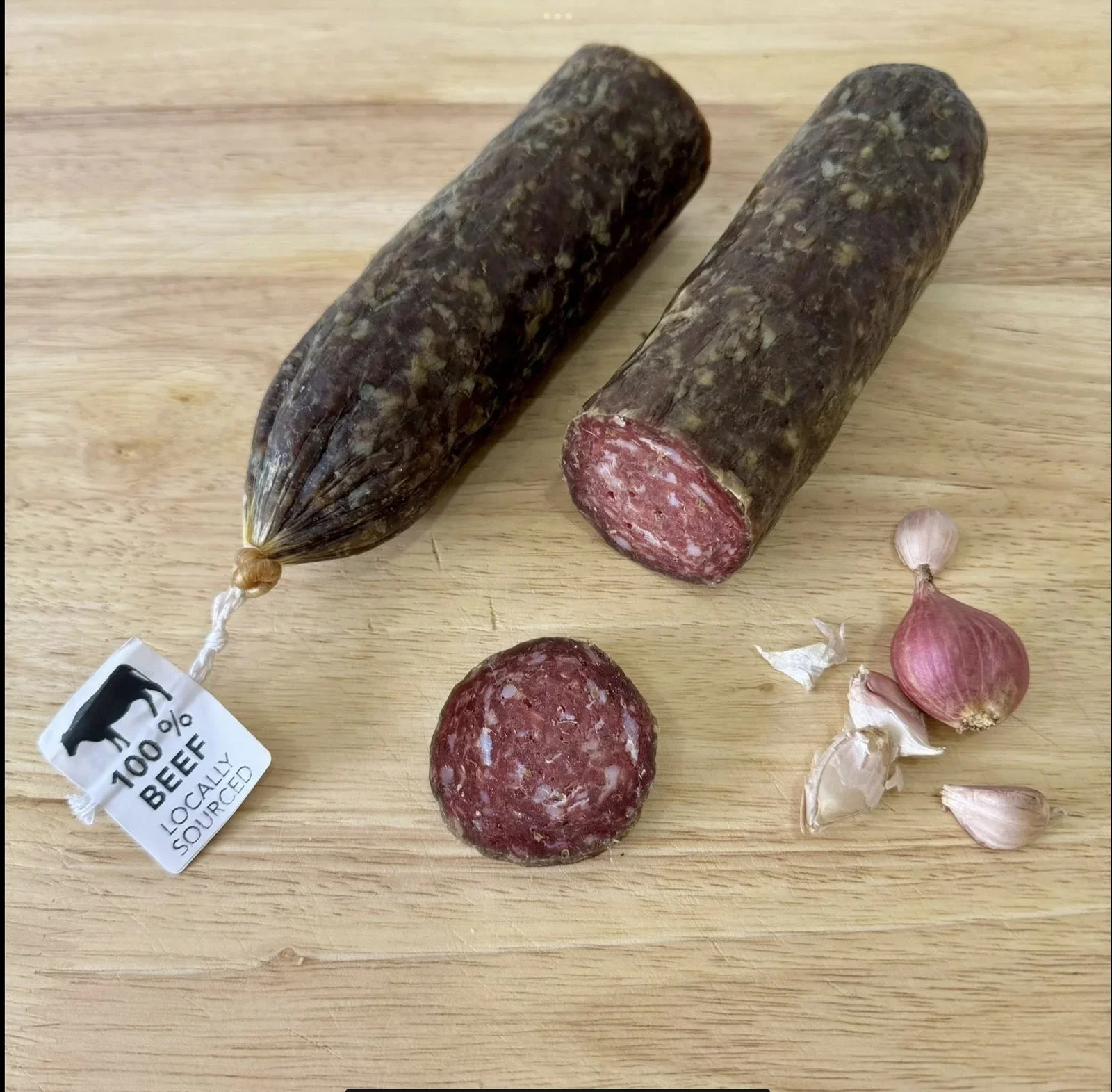 Beef Salami Green Pepper (100 gram sliced)