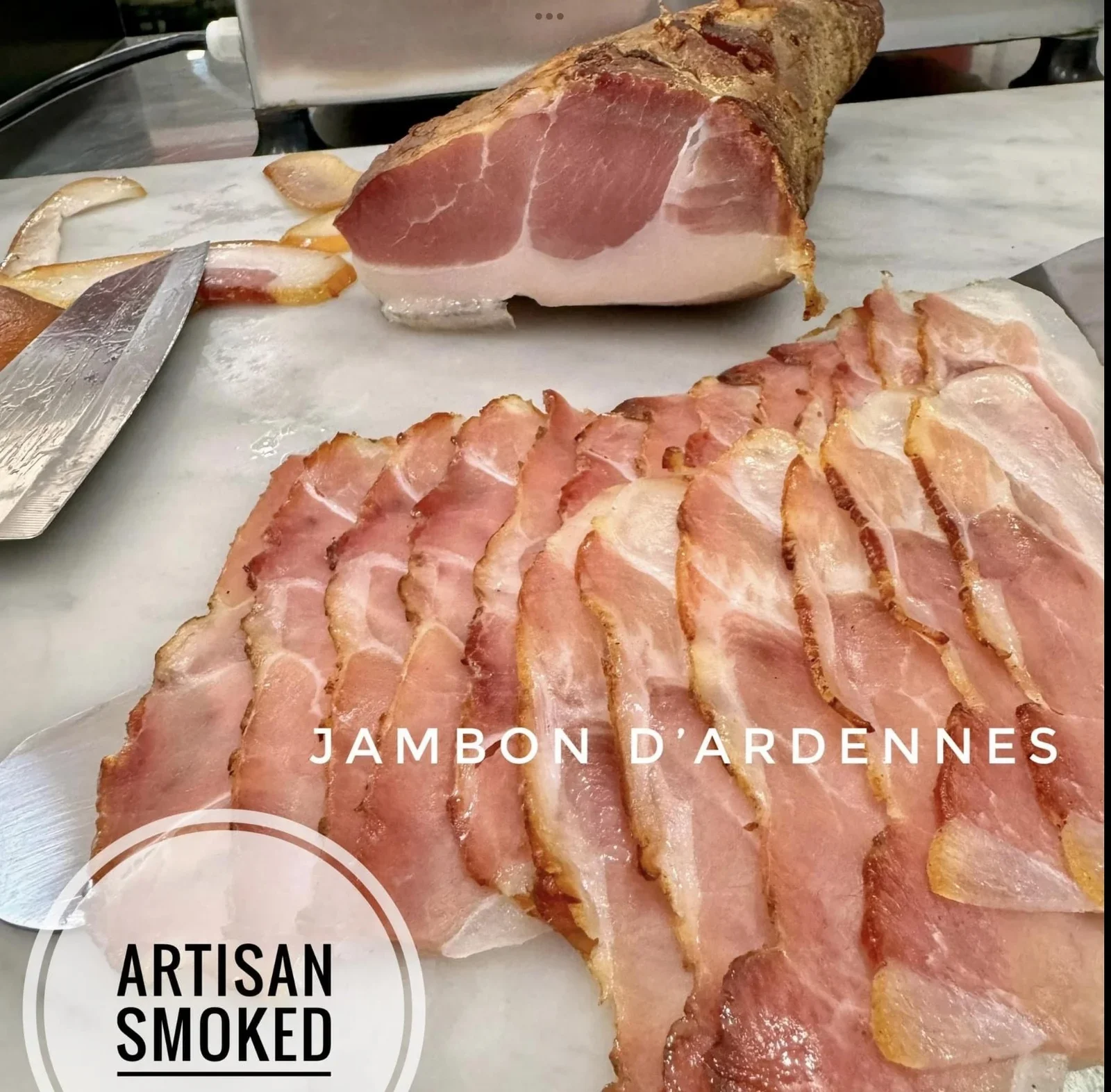 Smoked Jambon D'Ardennes (100 gram)
