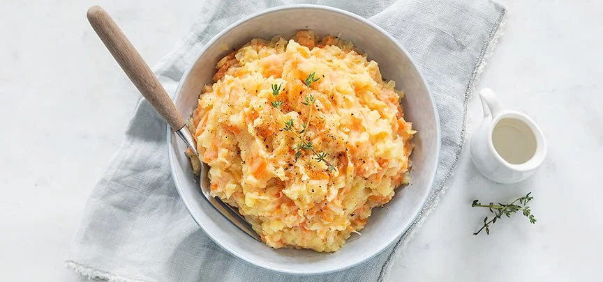 Potato Carrot and Onion Mash with bacon bits / Hutsport 300 gram