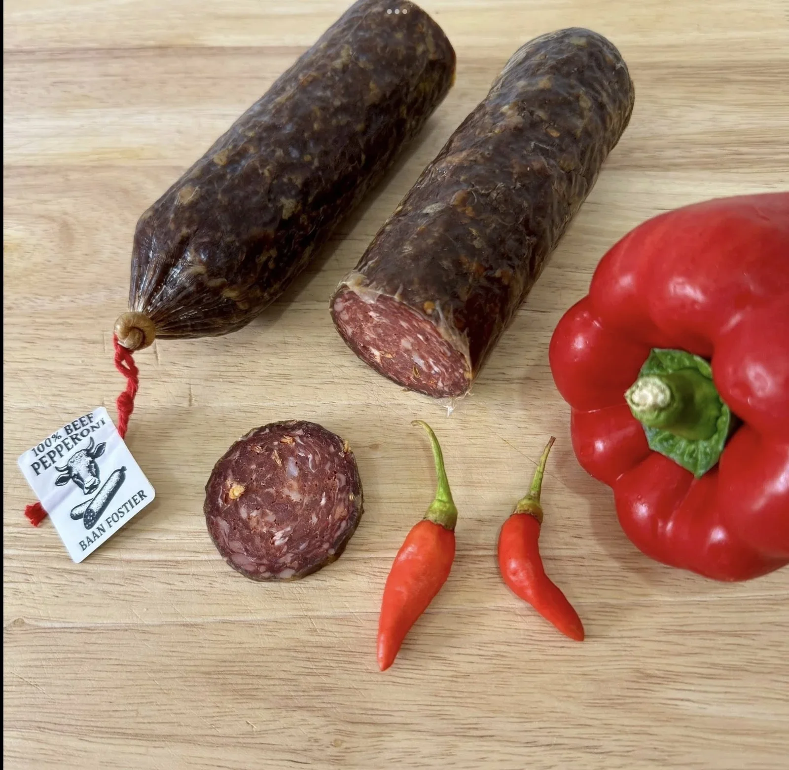 Pepperoni (100 gram sliced)