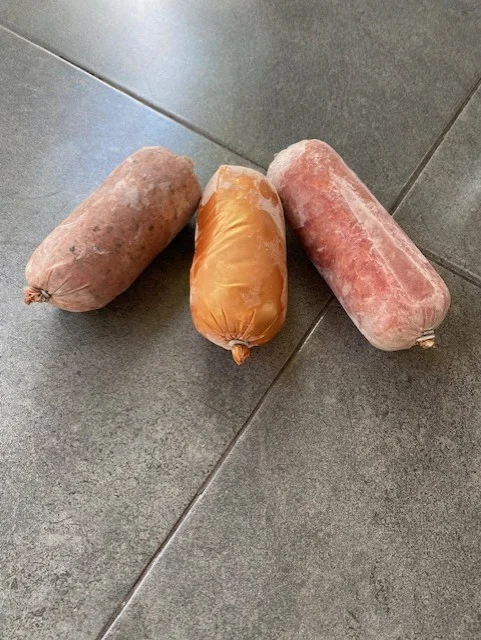 Liver, Veal and Onion sausage package (3x 150 gram)