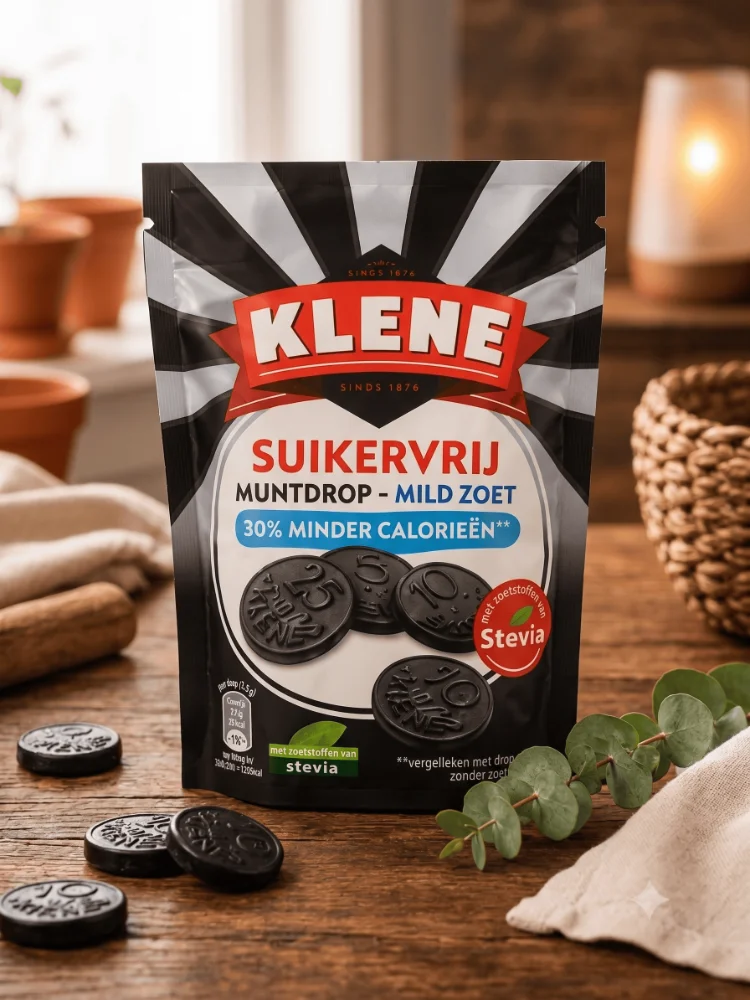 Klene Sugar Free Mild Sweet Liquorice - Reduced Calorie