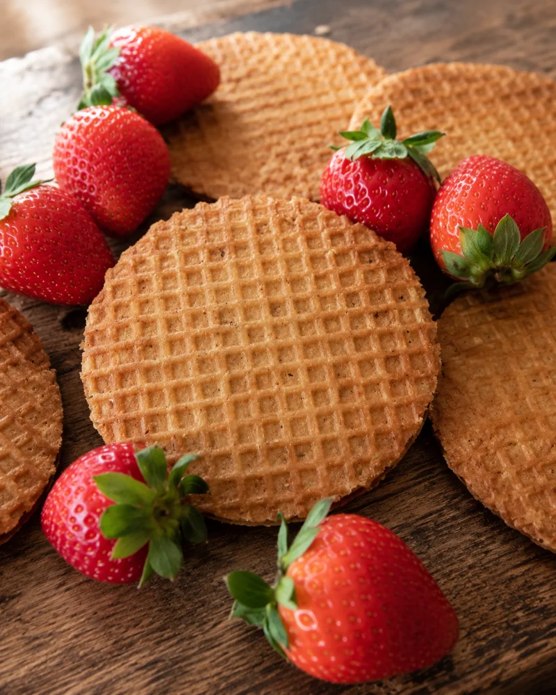 Strawberry Stroopwafels